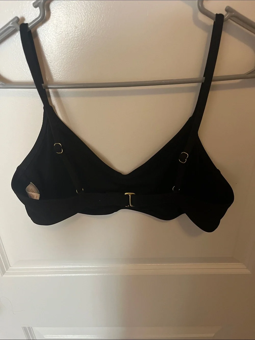 Shade & Shore Black Bikini Top with Adjustable Straps